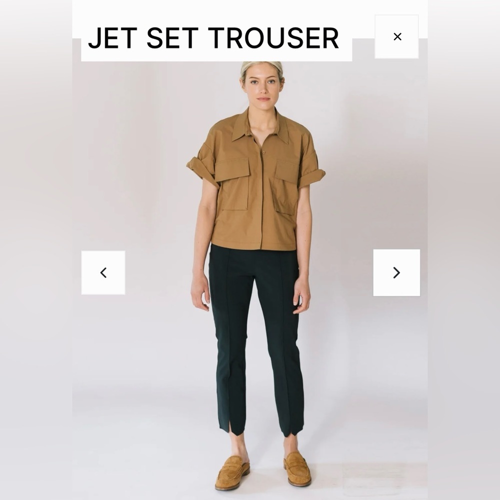 Epoque Evolution Jet Set Trouser Split Front Wrin… - image 5